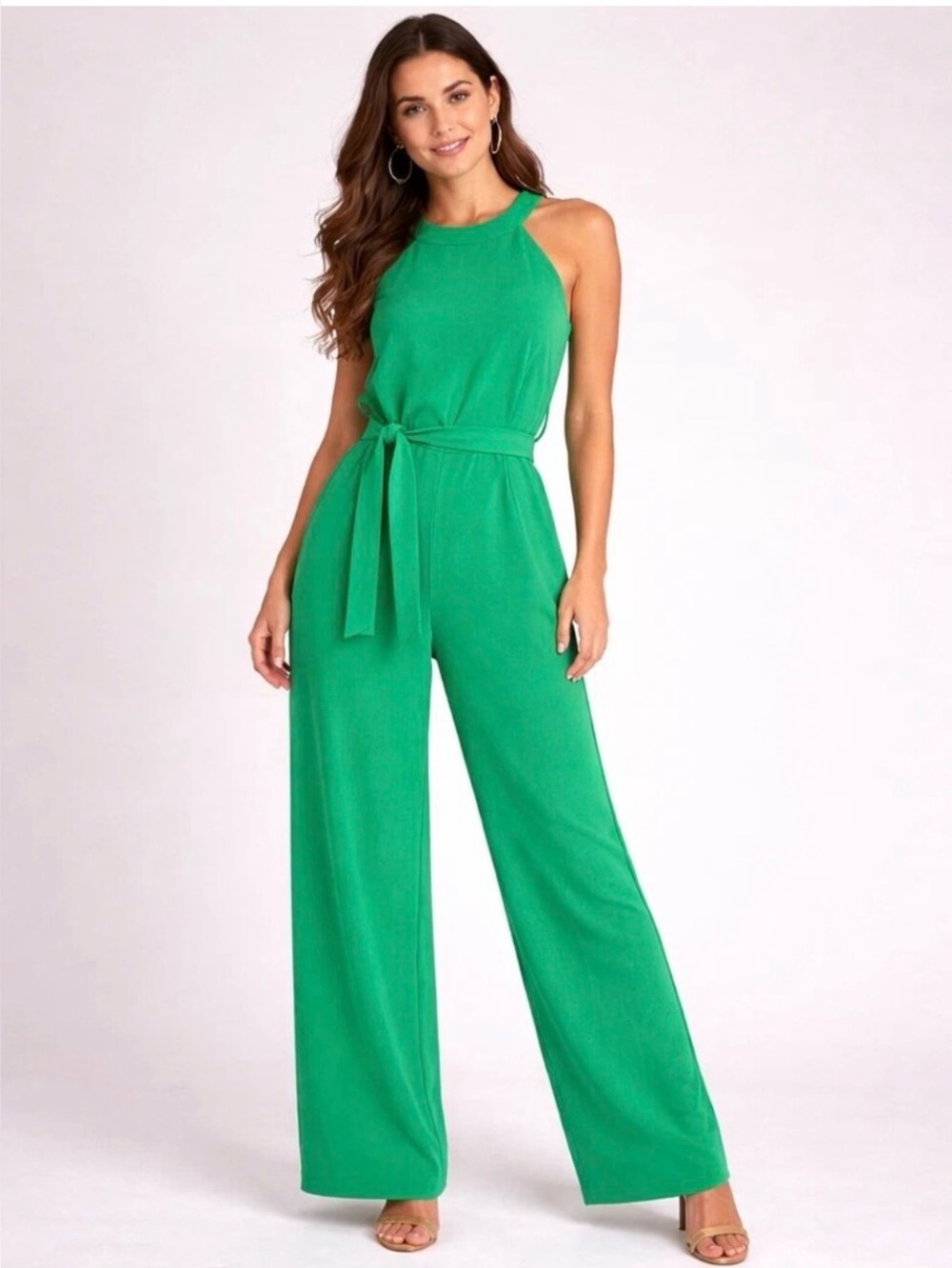 Lilly Pulitzer Perci Jumpsuit Juniper Green Size 8 NWT